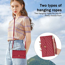 Lade das Bild in den Galerie-Viewer, Casekis 7-Slot Foldable Crossbody Wallet Phone Case Red