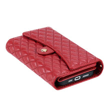 Lade das Bild in den Galerie-Viewer, Casekis 7-Slot Foldable Crossbody Wallet Phone Case Red
