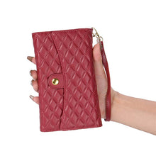 Lade das Bild in den Galerie-Viewer, Casekis 7-Slot Foldable Crossbody Wallet Phone Case Red