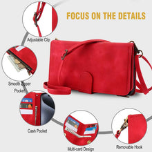 Lade das Bild in den Galerie-Viewer, Casekis Crossbody 9 Card Holder Phone Case Red