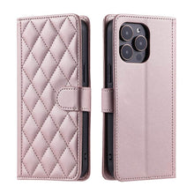 Lade das Bild in den Galerie-Viewer, Casekis 3 Card Leather Crossbody Wallet Phone Case Rose Gold