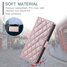 Lade das Bild in den Galerie-Viewer, Casekis 3 Card Leather Crossbody Wallet Phone Case Rose Gold