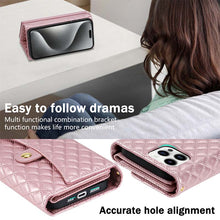 Lade das Bild in den Galerie-Viewer, Casekis 7-Slot Foldable Crossbody Wallet Phone Case Rose Gold