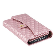 Lade das Bild in den Galerie-Viewer, Casekis 7-Slot Foldable Crossbody Wallet Phone Case Rose Gold