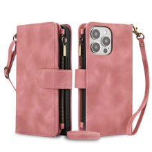 Lade das Bild in den Galerie-Viewer, Casekis Crossbody 9 Card Holder Phone Case Rose Gold