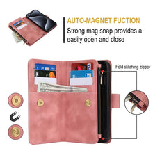 Lade das Bild in den Galerie-Viewer, Casekis Crossbody 9 Card Holder Phone Case Rose Gold