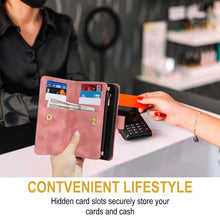Lade das Bild in den Galerie-Viewer, Casekis Crossbody 9 Card Holder Phone Case Rose Gold