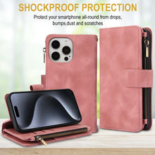 Lade das Bild in den Galerie-Viewer, Casekis Crossbody 9 Card Holder Phone Case Rose Gold