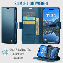 Load image into Gallery viewer, Casekis RFID Cardholder Phone Case Blue