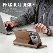 Load image into Gallery viewer, Casekis RFID Cardholder Phone Case Brown