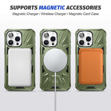 Lade das Bild in den Galerie-Viewer, Casekis Magnetic Charging Phone Case Dark Green