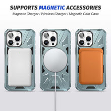 Lade das Bild in den Galerie-Viewer, Casekis Magnetic Charging Phone Case Green