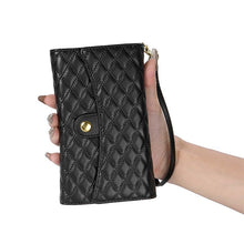 Lade das Bild in den Galerie-Viewer, Casekis 7-Slot Foldable Crossbody Wallet Phone Case Black