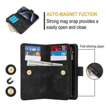 Lade das Bild in den Galerie-Viewer, Casekis Crossbody 9 Card Holder Phone Case Black