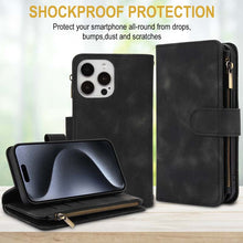 Lade das Bild in den Galerie-Viewer, Casekis Crossbody 9 Card Holder Phone Case Black