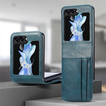 Lade das Bild in den Galerie-Viewer, Casekis Folding Multi-card Leather Case for Galaxy Z Flip 6 5G