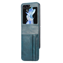 Lade das Bild in den Galerie-Viewer, Casekis Folding Multi-card Leather Case for Galaxy Z Flip 6 5G