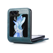 Lade das Bild in den Galerie-Viewer, Casekis Folding Multi-card Leather Case for Galaxy Z Flip 6 5G