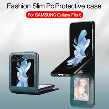 Lade das Bild in den Galerie-Viewer, Casekis Folding Multi-card Leather Case for Galaxy Z Flip 6 5G