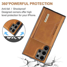 Lade das Bild in den Galerie-Viewer, Casekis Magnetic Wallet Detachable Phone Case Brown