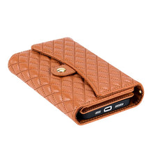 Lade das Bild in den Galerie-Viewer, Casekis 7-Slot Foldable Crossbody Wallet Phone Case Brown