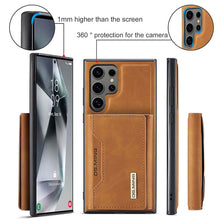 Lade das Bild in den Galerie-Viewer, Casekis Magnetic Wallet Detachable Phone Case Brown