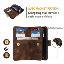 Lade das Bild in den Galerie-Viewer, Casekis Crossbody 9 Card Holder Phone Case Brown