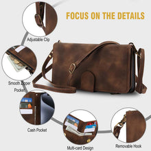 Lade das Bild in den Galerie-Viewer, Casekis Crossbody 9 Card Holder Phone Case Brown