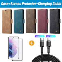 Load image into Gallery viewer, Casekis Retro Wallet Case For Galaxy S24 Ultra 5G