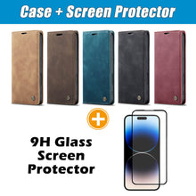 Load image into Gallery viewer, Casekis Retro Wallet Case For iPhone 16 Pro Max