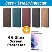 Lade das Bild in den Galerie-Viewer, Casekis Retro Wallet Case for Galaxy A35 5G