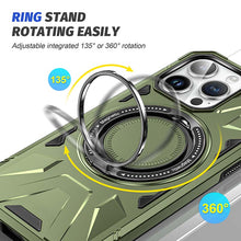 Lade das Bild in den Galerie-Viewer, Casekis Magnetic Charging Phone Case Dark Green