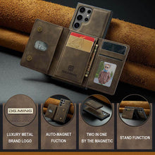 Lade das Bild in den Galerie-Viewer, Casekis Magnetic Wallet Detachable Phone Case Coffee