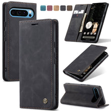 Load image into Gallery viewer, Casekis Retro Wallet Case Black