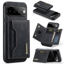 Lade das Bild in den Galerie-Viewer, Casekis Magnetic Wallet Detachable Phone Case Black