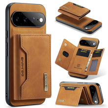 Lade das Bild in den Galerie-Viewer, Casekis Magnetic Wallet Detachable Phone Case Brown