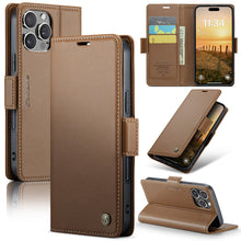 Lade das Bild in den Galerie-Viewer, Casekis RFID Cardholder Phone Case Brown