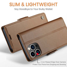 Lade das Bild in den Galerie-Viewer, Casekis RFID Cardholder Phone Case Brown