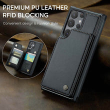 Lade das Bild in den Galerie-Viewer, Casekis RFID Cardholder Wallet Phone Case For Galaxy S22 Ultra