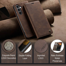 Lade das Bild in den Galerie-Viewer, Casekis Retro Wallet Case For Galaxy S23 FE 5G