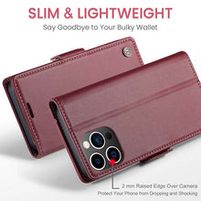 Lade das Bild in den Galerie-Viewer, Casekis RFID Cardholder Phone Case Red