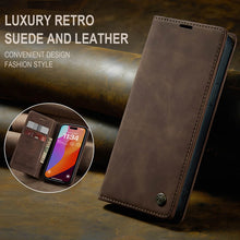 Load image into Gallery viewer, Casekis Retro Wallet Case For iPhone 15 Pro