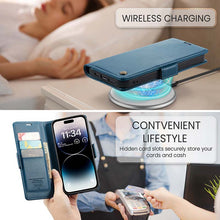 Lade das Bild in den Galerie-Viewer, Casekis RFID Cardholder Phone Case Blue