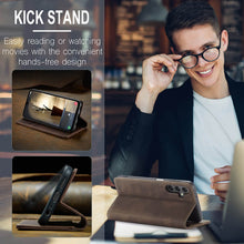 Lade das Bild in den Galerie-Viewer, Casekis Retro Wallet Case For Galaxy A15 5G