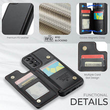 Lade das Bild in den Galerie-Viewer, Casekis RFID Cardholder Wallet Phone Case For Galaxy A13 4G/5G/A04S/A04