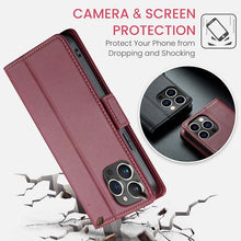 Lade das Bild in den Galerie-Viewer, Casekis RFID Cardholder Phone Case Red