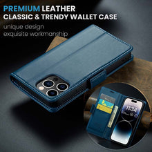 Lade das Bild in den Galerie-Viewer, Casekis RFID Cardholder Phone Case Blue