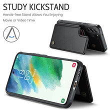 Load image into Gallery viewer, Casekis RFID Cardholder Wallet Phone Case For Galaxy S21 FE 5G