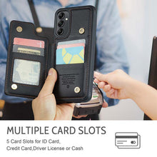 Lade das Bild in den Galerie-Viewer, Casekis RFID Cardholder Wallet Phone Case For Galaxy A14 5G