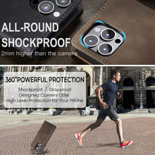 Load image into Gallery viewer, Casekis Retro Wallet Case For iPhone 15 Pro Max